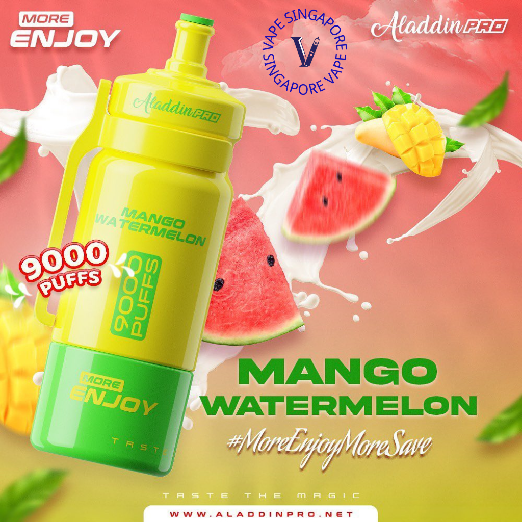 Aladdin Pro More Enjoy 9000 Puff Vape - Vape Singapore SG Vape