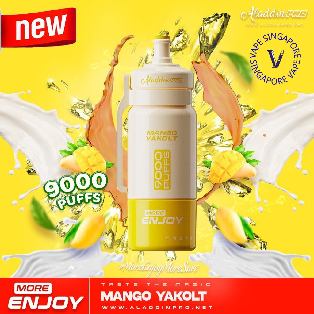 Aladdin Pro More Enjoy 9000 Puff Vape - Vape Singapore SG Vape