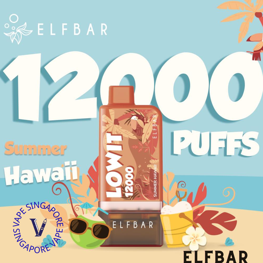 Elf Bar Lowit Refilled Pod 12000 Puff - Vape Singapore SG Vape